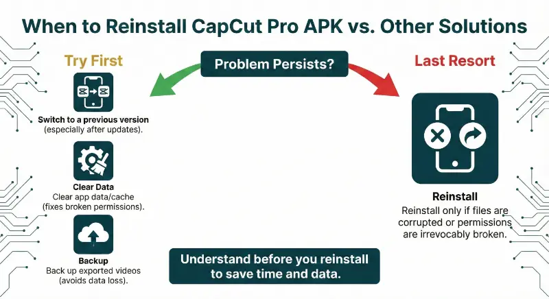 Reinstall capcut pro apk