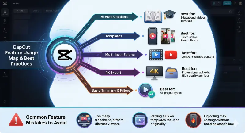 capcut new features infographic