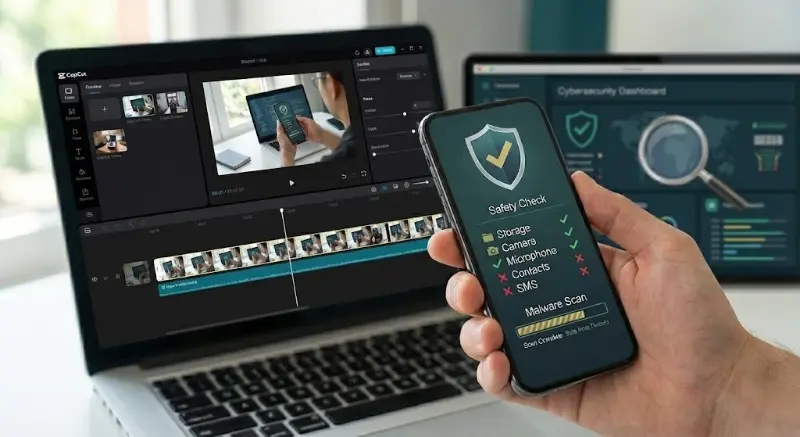 capcut pro safety and permissions