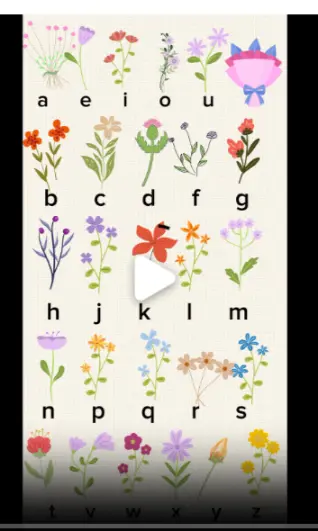 Trending CapCut Templates Download (2026 Update) 5 Flower name capcut template