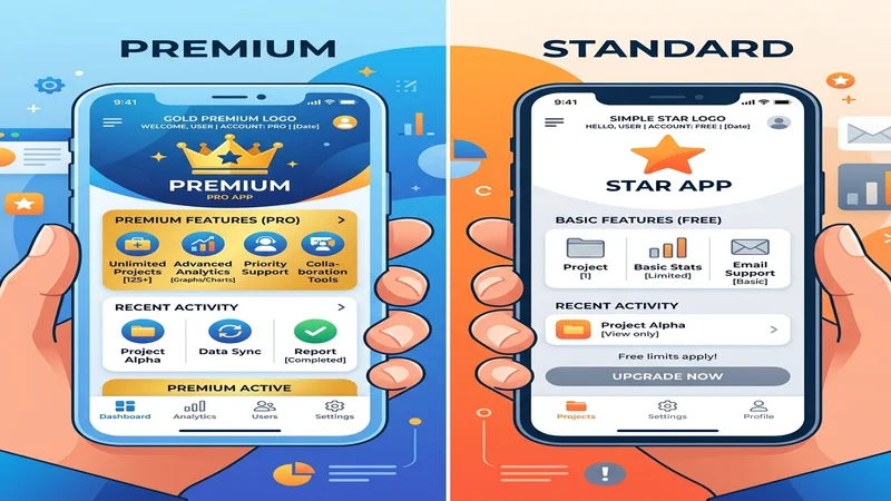 Comparison diagram of CapCut and Implaya app interface