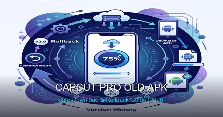 CapCut Pro APK v9.8.0 & Old Versions: Safe Download & Rollback Guide [2026]
